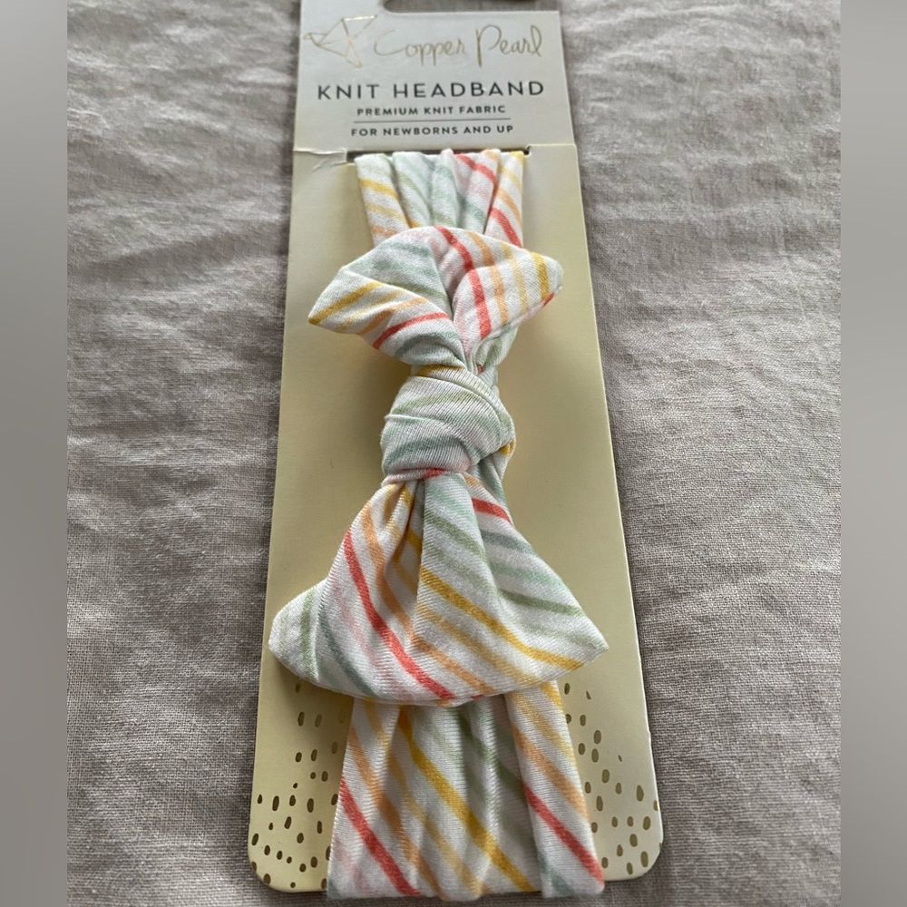 Copper Pearl | Baby Girl Bow Headband Lot of 5 | NWT